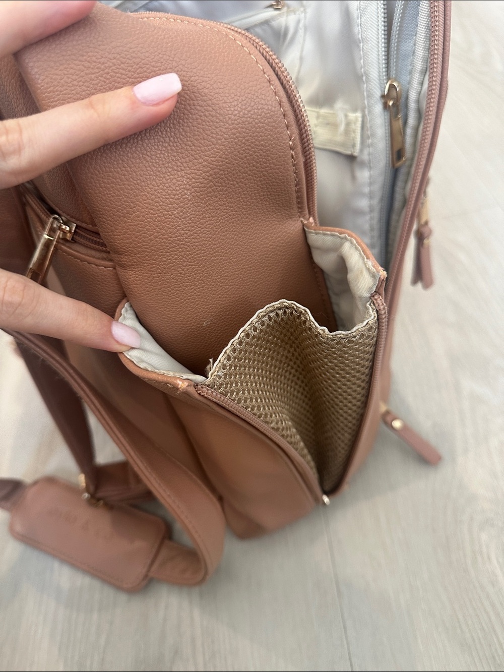 Ayia & Co The Ayla Tan Diaper Bag - Picture 9 of 12
